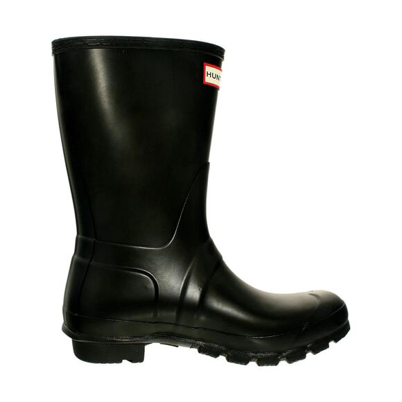 Hunter Short Mid-Calf Rubber Rain Boots - 9 Black - Picture 3 of 3